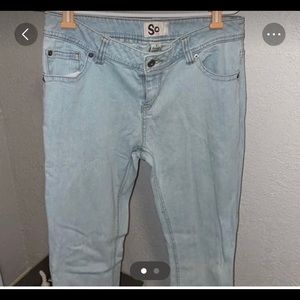 SO light blue jeans